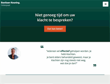 Tablet Screenshot of keuningosteopathie.nl
